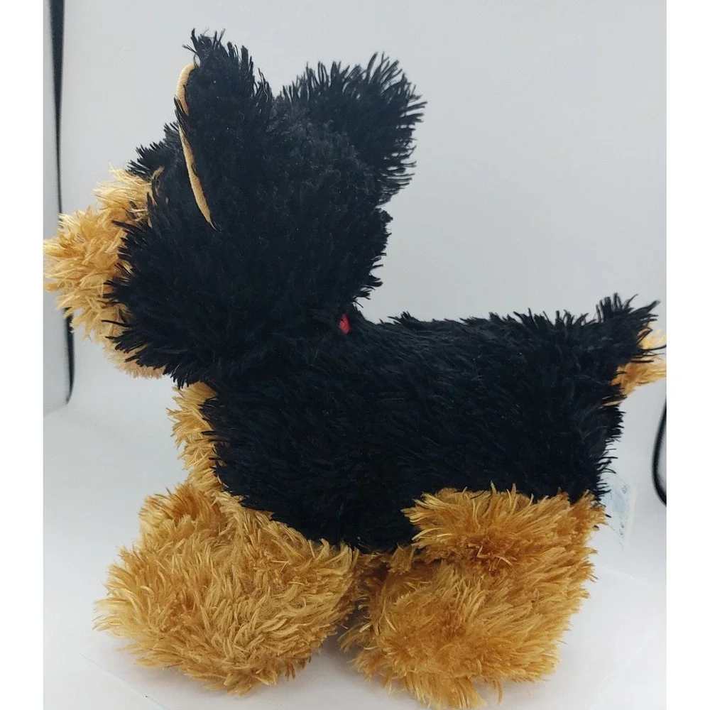 Build A Bear Promise Pets Yorkshire Terrier Yorkie Black & Gold Plush Toy